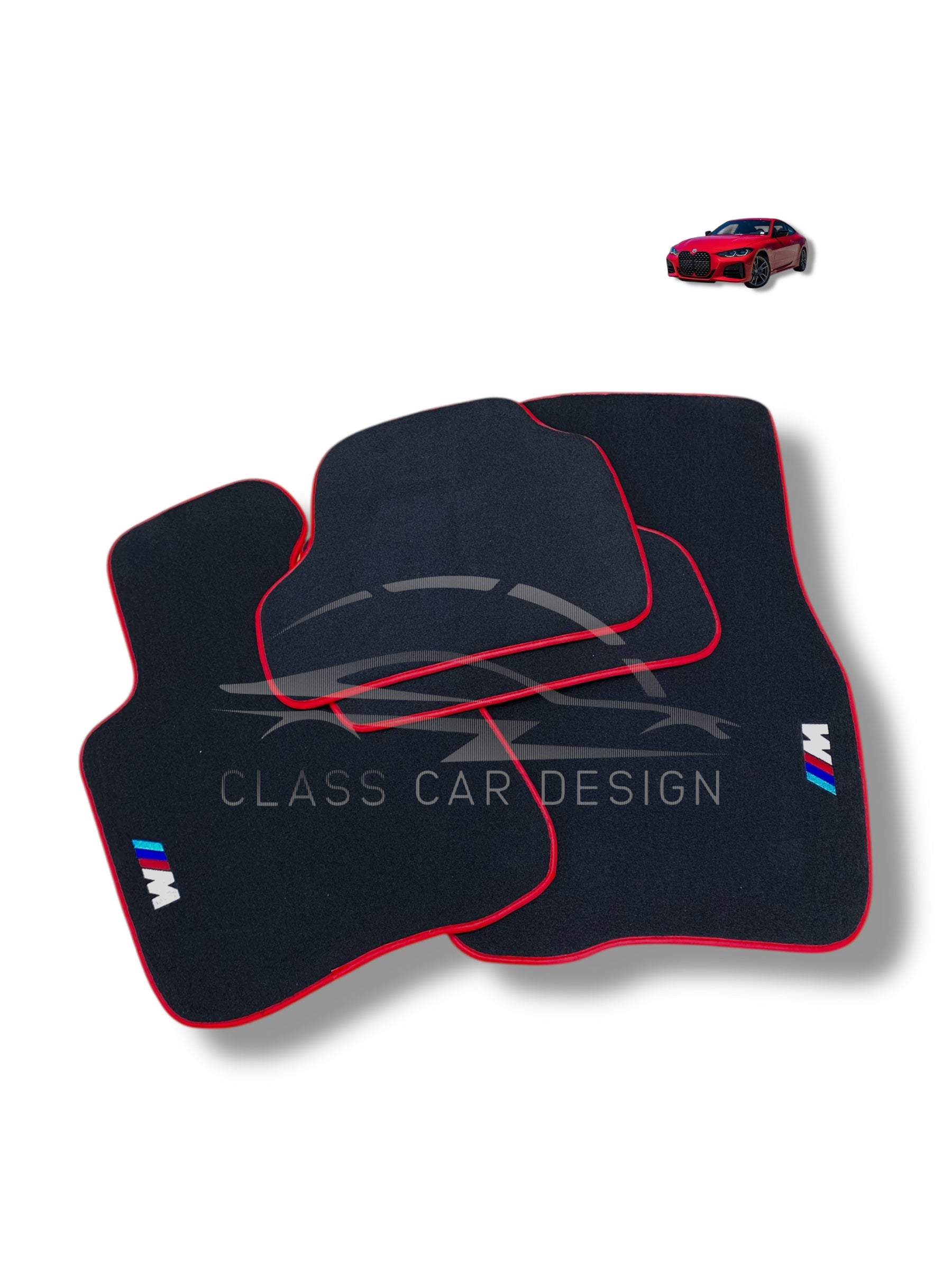 BMW 3 Series E90 Floor Mats (2005–2012) Custom Fit Luxury Velour Car Mats – Premium Carpet Set