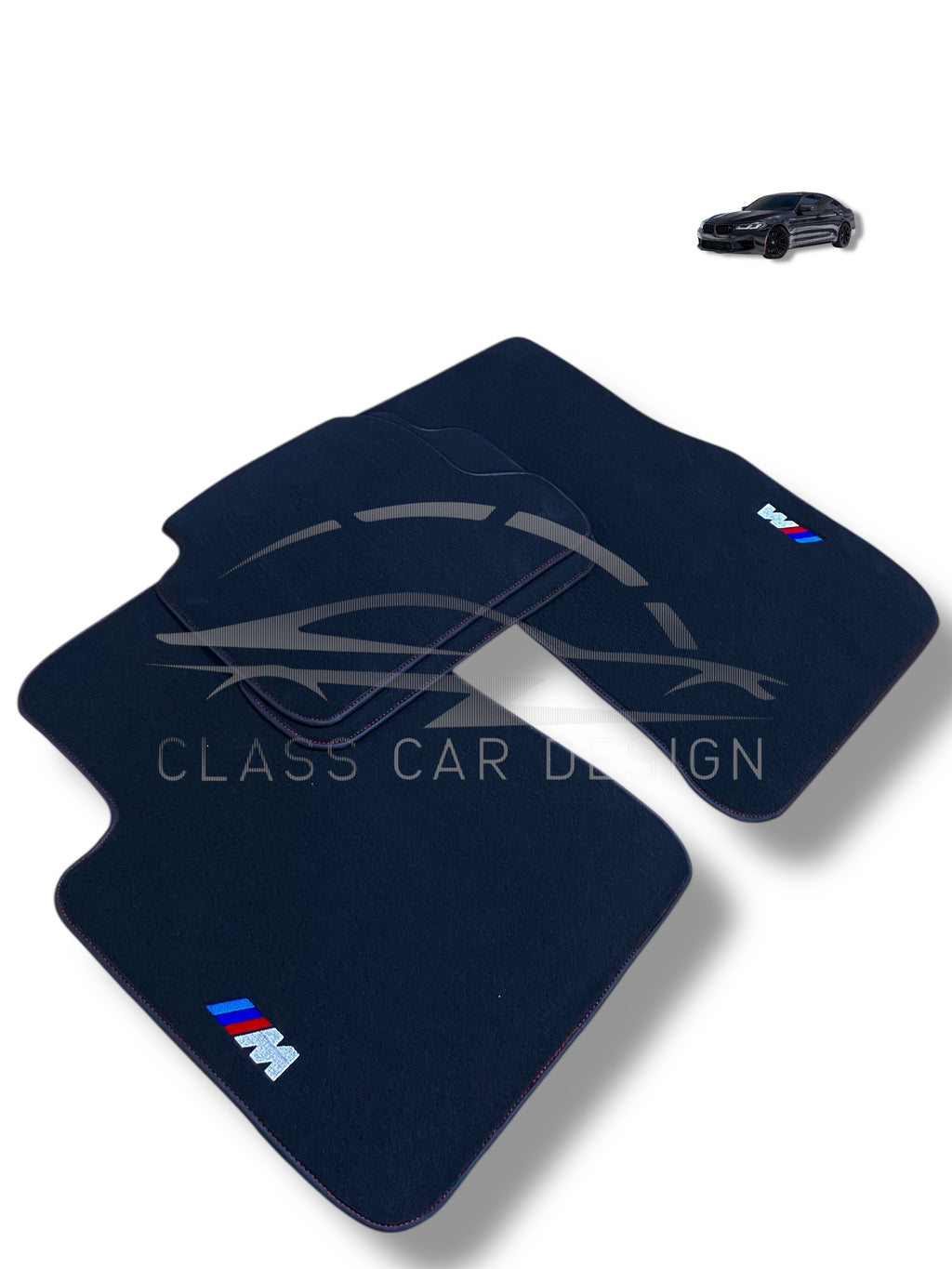 BMW 3 Series E90 Floor Mats (2005–2012) Custom Fit Luxury Velour Car Mats – Premium Carpet Set