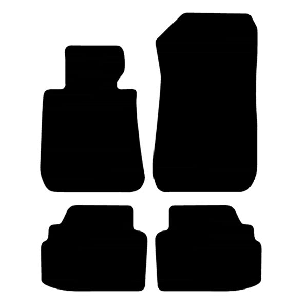 BMW 3 Series E90 Floor Mats (2005–2012) Custom Fit Luxury Velour Car Mats – Premium Carpet Set