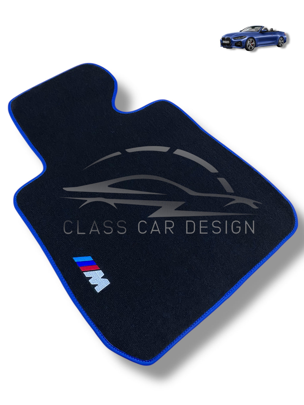 BMW 3 Series E46 Cabrio Floor Mats (1998–2006) – Custom Fit Luxury Velour Carpet Set – Premium Quality Mats