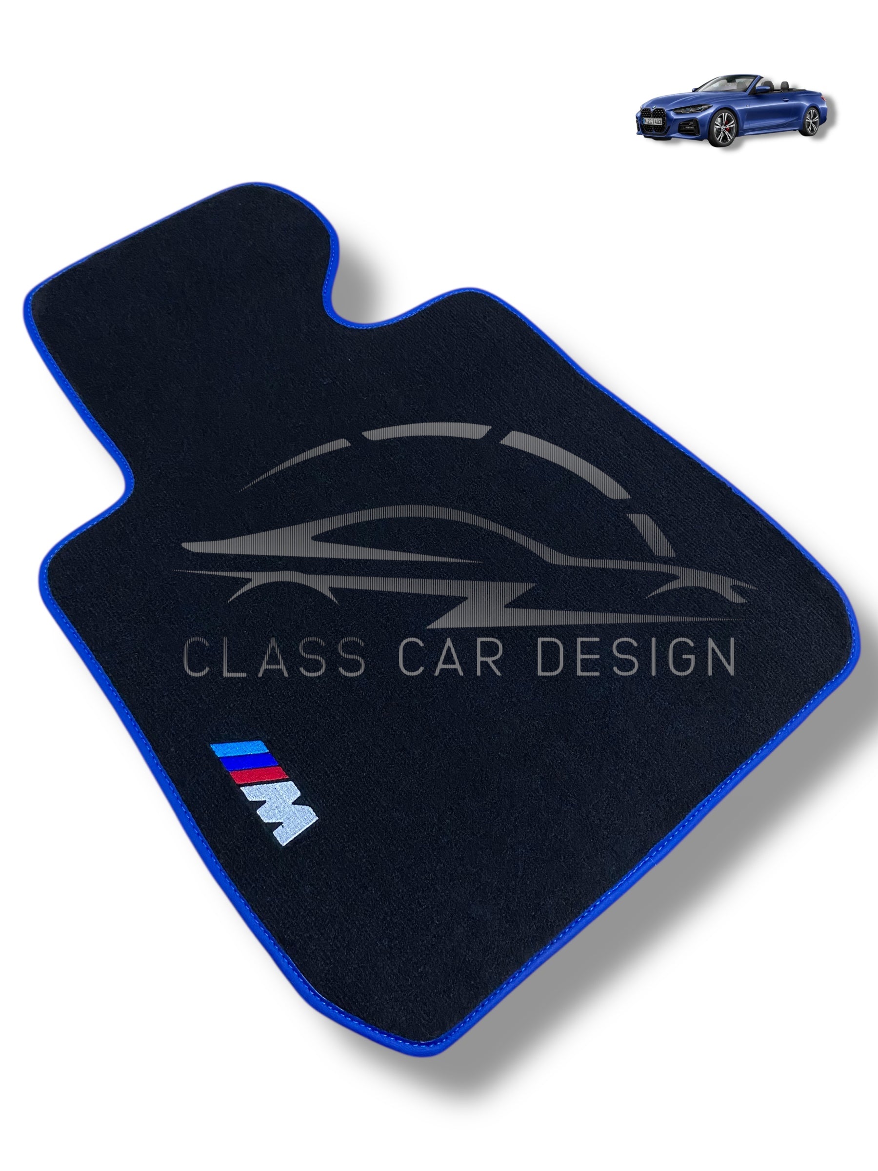 BMW 3 Series E92 Coupe Floor Mats (2007–2013) – Custom Fit Luxury Velour Car Mats – Premium Carpet Set