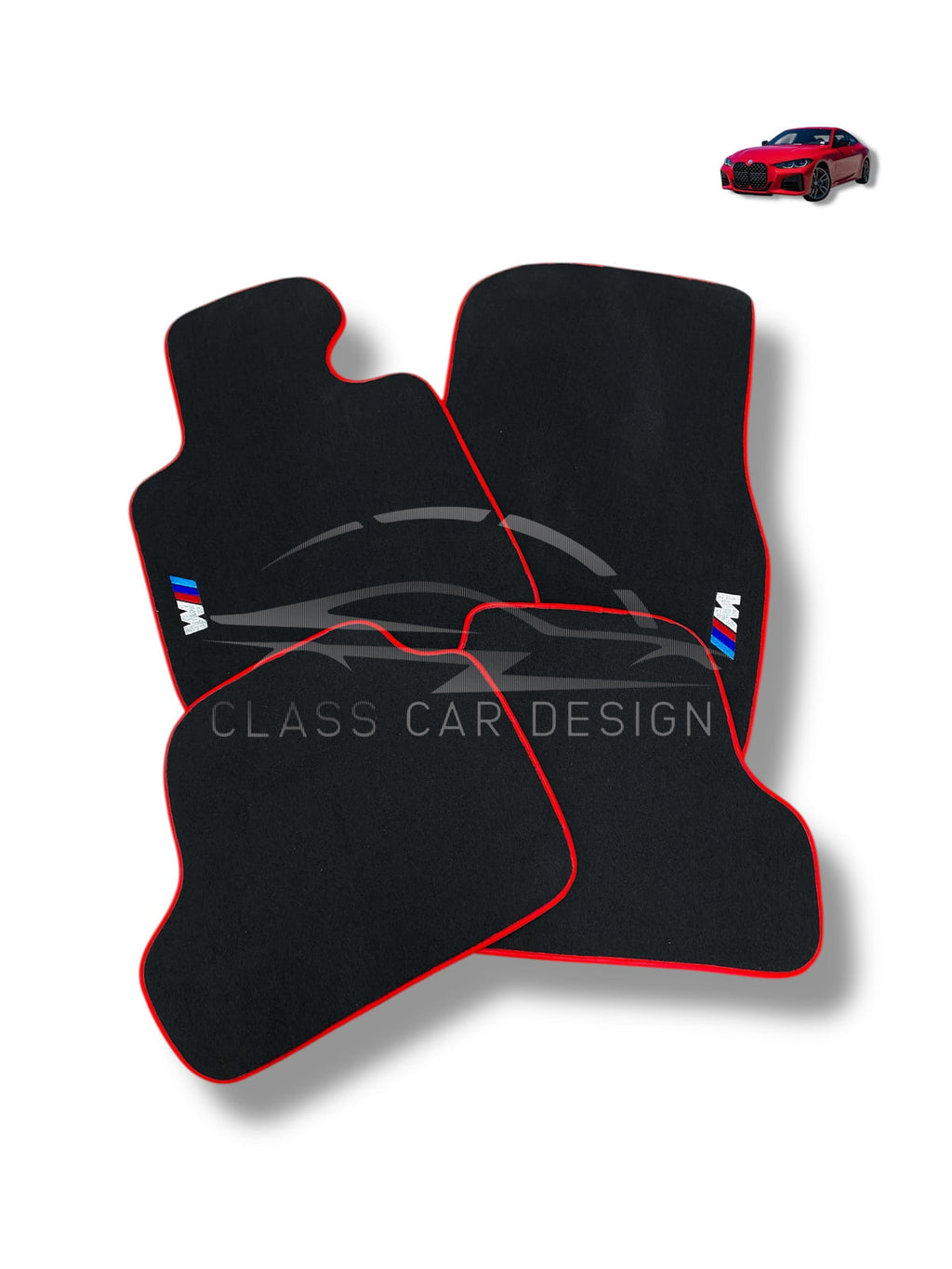 BMW 4 Series F32 Coupe (2013–2020) Custom Fit Velour Floor Mats – Luxury Carpet Set