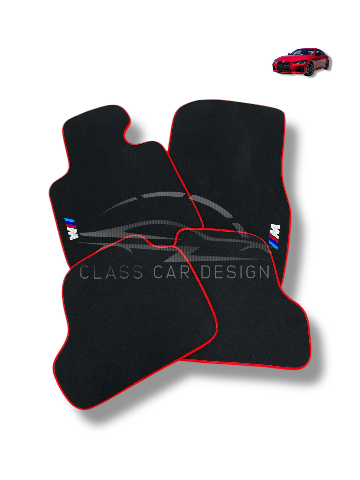 BMW 4 Series F32 Coupe (2013–2020) Custom Fit Velour Floor Mats – Luxury Carpet Set