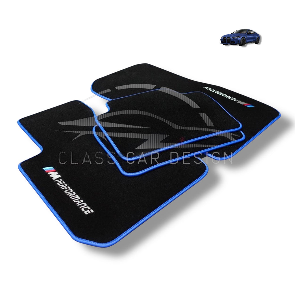 BMW 3 Series E90 Floor Mats (2005–2012) Custom Fit Luxury Velour Car Mats – Premium Carpet Set
