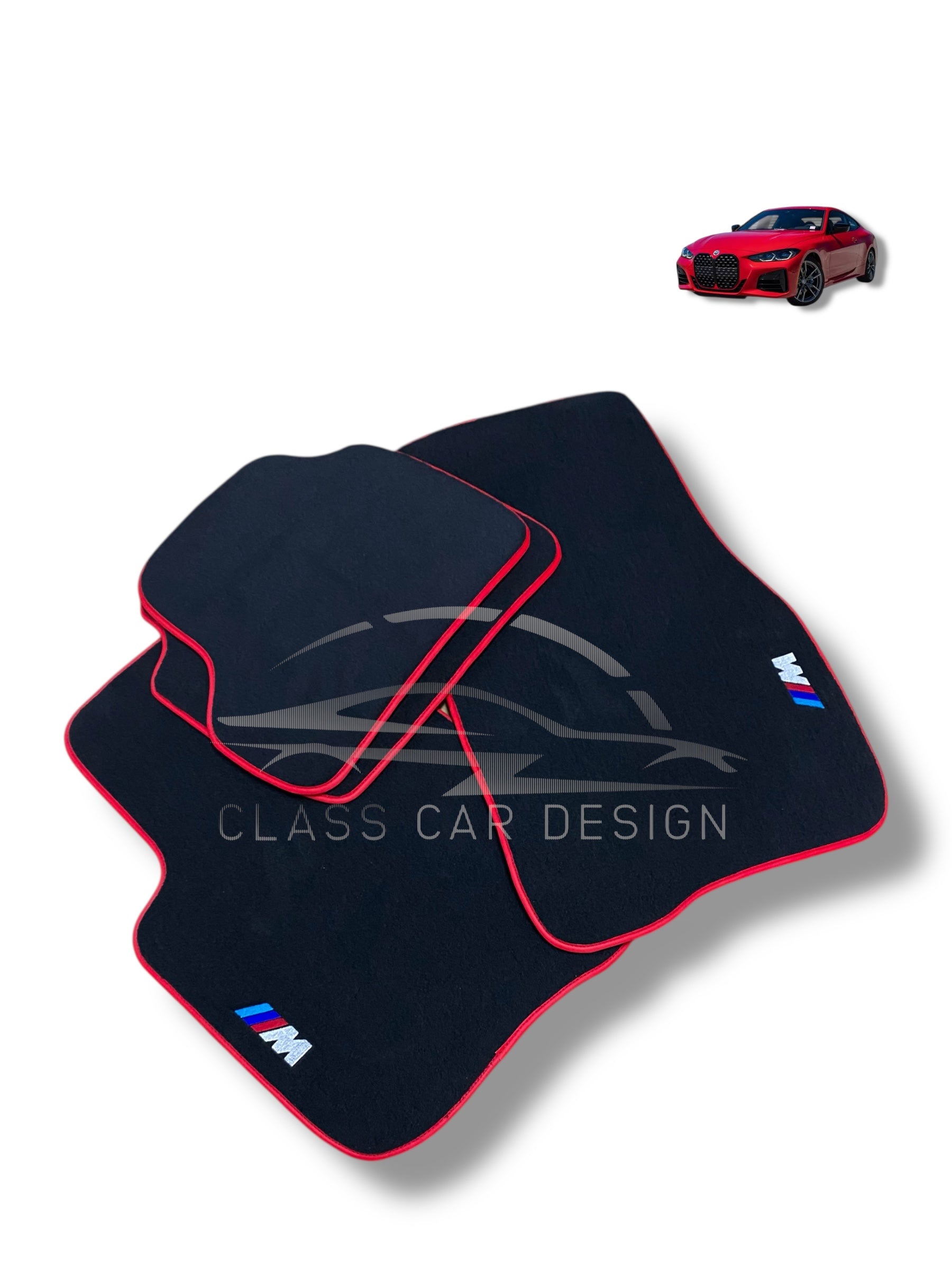 BMW 3 Series E90 Floor Mats (2005–2012) Custom Fit Luxury Velour Car Mats – Premium Carpet Set