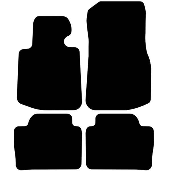 BMW 4 Series G22 Coupe Floor Mats (2021–2025) - Custom Fit Velour Luxury Carpet Set