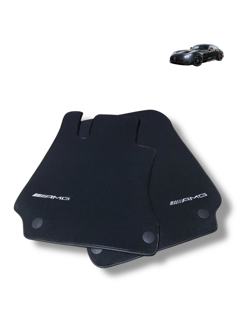 Mercedes C-Class W205 Floor Mats (2014–2021) – Custom Fit Luxury Velour Carpet Set
